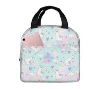 VOSERY Borsa per il pranzo, borsa termica per il pranzo, per donne e uomini adulti, colore macaron, borsa termica per il pranzo, a prova di perdite, riutilizzabile, grande capacità, per lavoro