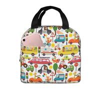 VOSERY Borsa per il pranzo, borsa termica per il pranzo, per donne e uomini, adulti, trasporti con animali, borsa termica per il pranzo, a prova di perdite, riutilizzabile, grande capacità, per lavoro