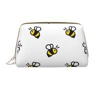 VOSERY Borsa per il trucco, Borse cosmetiche Borsa da toilette da viaggio per le donne, borsa per il trucco con api miele, Organizer per borsa per trucco di grande capacità, Borsa per trucco carina