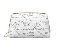 VOSERY Borsa per il trucco, Borse cosmetiche Borsa da toilette da viaggio per le donne, Borsa per il trucco di grande capacità, Borsa per il trucco con design matematico, Borsa per trucco carina