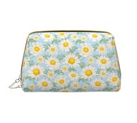 VOSERY Borsa per il trucco, Borse cosmetiche Borsa da toilette da viaggio per le donne, Borsa per il trucco di grande capacità, Borsa per il trucco con margherite Fujiman, Borsa per il trucco carina