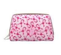 VOSERY Borsa per il trucco, Borse cosmetiche Borsa da toilette da viaggio per le donne, Borsa per il trucco di grande capacità, Borsa per il trucco per la consapevolezza del cancro al seno, Borsa per