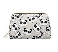 VOSERY Borsa per il trucco, Borse cosmetiche Borsa da toilette da viaggio per le donne, Borsa per il trucco di grande capacità, Simpatico panda una borsa per il trucco, Borsa per il trucco carina