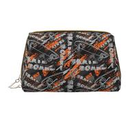 VOSERY Borsa per il trucco, Borse cosmetiche Borsa da toilette da viaggio per le donne, Borsa per il trucco di grande capacità, Borsa per il trucco con lettere Skateboard Graffiti, Borsa per il trucco