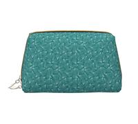 VOSERY Borsa per il trucco, Borse cosmetiche Borsa da toilette da viaggio per le donne, Borsa per il trucco di grande capacità, Borsa per il trucco con motivo flora marina, Borsa per trucco carina