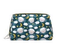 VOSERY Borsa per il trucco, Borse cosmetiche Borsa da toilette da viaggio per le donne, Borsa per il trucco di grande capacità, Borsa per il trucco con agnello dolce sogno, Borsa per il trucco carina