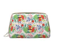 VOSERY Borsa per il trucco, Borse cosmetiche Borsa da toilette da viaggio per le donne, Borsa per il trucco di grande capacità, Borsa per il trucco con funghi e rane, Borsa per il trucco carina