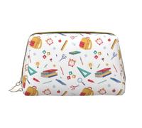 VOSERY Borsa per il trucco, borse cosmetiche Borsa da toilette da viaggio per le donne, borsa per il trucco di grande capacità, borsa per matite righello, borsa per il trucco, custodia per trucco