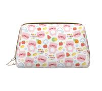 VOSERY Borsa per il trucco, Borse cosmetiche Borsa da toilette da viaggio per le donne, Borsa per il trucco di grande capacità, Borsa per il trucco di mais di pomodoro di ravanello carino, Borsa per