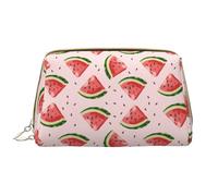 VOSERY Borsa per il trucco, Borse cosmetiche Borsa da toilette da viaggio per le donne, Borsa per il trucco di grande capacità, Borsa per il trucco succosa di anguria, Borsa per il trucco carina