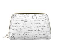 VOSERY Borsa per il trucco, borse cosmetiche Borsa da toilette da viaggio per le donne, borsa per il trucco di grande capacità, borsa per trucco matematica formula equazione, borsa per trucco carina