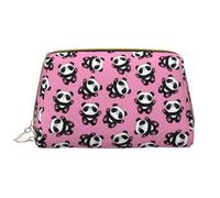 VOSERY Borsa per il trucco, Borse cosmetiche Borsa da toilette da viaggio per le donne, Borsa per il trucco di grande capacità, Borsa per il trucco con panda carino, Borsa per il trucco carina