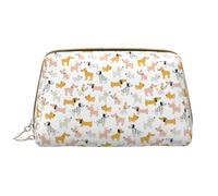 VOSERY Borsa per il trucco, Borse cosmetiche Borsa da toilette da viaggio per le donne, Borsa per il trucco di grande capacità, Borsa per il trucco con simpatico cane dalmata, Custodia per trucco