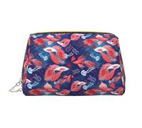 VOSERY Borsa per il trucco, Borse cosmetiche Borsa da toilette da viaggio per le donne, Borsa per il trucco di grande capacità, Borsa per il trucco con meduse di pesce rosso, borsa per il trucco