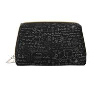 VOSERY Borsa per il trucco, Borse cosmetiche Borsa da toilette da viaggio per le donne, Formule di chimica graziosa borsa per il trucco, Organizer per trucco di grande capacità, Borsa per trucco
