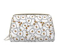 VOSERY Borsa per il trucco, Borse cosmetiche Borsa da toilette da viaggio per le donne, Organizzatore di borsa per il trucco di grande capacità, Linee semplici Simpatica borsa per il trucco, Custodia