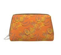 VOSERY Borsa per il trucco, Borse cosmetiche Borsa da toilette da viaggio per le donne, Organizzatore di borsa per il trucco di grande capacità, Borsa per il trucco carina al melone, Borsa per trucco