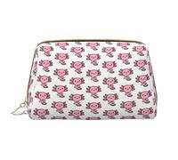 VOSERY Borsa per il trucco, Borse cosmetiche Borsa da toilette da viaggio per le donne, Organizzatore di borsa per il trucco di grande capacità, Borsa per il trucco rosa carino, Borsa per il trucco in