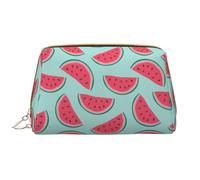 VOSERY Borsa per il trucco, Borse cosmetiche Borsa da toilette da viaggio per le donne, Simpatica borsa per il trucco dolce anguria, Borsa per il trucco di grande capacità, Borsa per il trucco carina