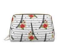 VOSERY Borsa per il trucco, Borse cosmetiche Borsa da toilette da viaggio per le donne, Torri Eiffel rosa Borsa per il trucco, Borsa per il trucco di grande capacità, Borsa per trucco carina, Custodia
