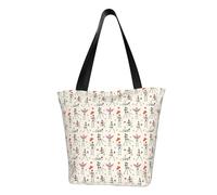 VOSERY Borsa tote da donna, borsa tote con teschio d'amore di Halloween con cerniera e tasche interne, borse estetiche a tracolla