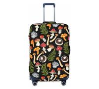 VOSERY Copertura per bagagli da viaggio - copertura lavabile per valigie con funghi, adatta per bagagli da 45,7 a 81,7 cm, nero, X-Large
