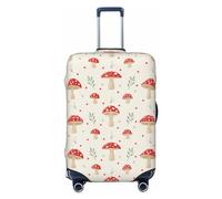 VOSERY Copertura per bagagli da viaggio - Funghi piatti lavabile copertura per valigie adatta per bagagli da 45,7 a 81,7 cm, Nero , S