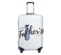 VOSERY Copertura per bagagli da viaggio, lavabile, con scritta "Happy Father's Day", adatta per bagagli da 45,7 a 81,7 cm, nero, X-Large