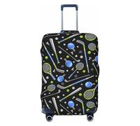 VOSERY Copertura per bagagli da viaggio, per racchette da tennis e hockey, lavabile, adatta per bagagli da 45,7 a 81,7 cm, nero, Medium