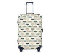 VOSERY Copertura protettiva per bagagli, rettangolare, piccola copertura per valigia, ad alta elasticità, protezione per bagagli (senza bagaglio), Nero , S