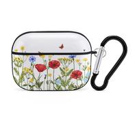 VOSERY Custodia compatibile con AirPods Pro di seconda generazione, custodia con erbe selvatiche compatibile con AirPods Pro, custodia compatibile con custodia AirPods Pro 2