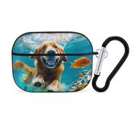 VOSERY Custodia compatibile con Airpods Pro di seconda generazione, custodia per avventura subacquea con cane carino compatibile con Airpods Pro, custodia compatibile con custodia AirPods Pro 2