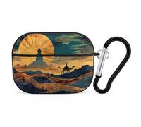 VOSERY Custodia compatibile con Airpods Pro di seconda generazione, custodia per viaggio nel deserto al tramonto, compatibile con Airpods Pro, custodia compatibile con custodia AirPods Pro 2