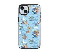 VOSERY Cute Animals Surfers Compatibile con iPhone 15 Custodia carina, fresca custodia per telefono compatibile con iPhone 15, protezione completa della fotocamera antiurto