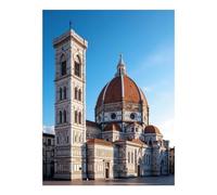 VOSERY Kit per pittura con diamanti 5D fai da te con struttura a cupola della Cattedrale di Firenze, per adulti, decorazione da parete per la casa, senza cornice, kit per adulti principianti