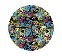 VOSERY Orologio da parete moderno Graffiti versione Q Eyes silenzioso senza ticchettio - 25,4 cm a batteria orologi moderni per soggiorno, camera da letto, cucina, bagno, ufficio, orologi decorativi