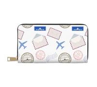 VOSERY Portafoglio da donna, Portafoglio in pelle Bifold Multi Card, busta da viaggio modello portafogli da donna, borsa lunga