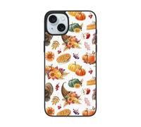 VOSERY Thanksgiving Turkeys 1 - Custodia per iPhone 15, compatibile con iPhone 15, protezione completa della fotocamera, antiurto