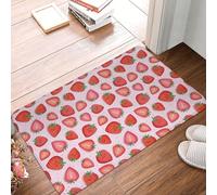 VOSERY Zerbino per interni ed esterni, con frutti di bosco Kawaii, facile da pulire, 40,6 x 61 cm, per tutte le stagioni, per esterni, ingresso, patio