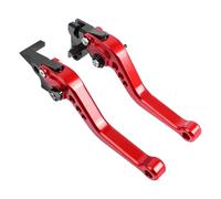 Voseto Leve freno frizione Per SUZUKI Per Bandit Per GSF600S Per GSF 250 Leve Freno Frizione Leve Maniglie Moto Moto Leva freno anteriore per(Short red)