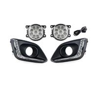 Voseto Luci Antinebbia 1Set LED Bianco Paraurti Anteriore DRL Guida Diurna Corsa E Jogging Lampada Luce Nebbia Fendinebbia Per Suzuki Per Swift 2014 2015 2016 Antinebbia