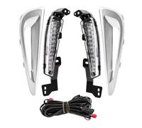 Voseto Luci Antinebbia Auto LED Daytime Corsa E Jogging Luce Per Toyota Per Prius 2019 2020 2021 2022 2023 DRL Indicatori Direzione Lampada Con Filo Copertura Cromato Antinebbia