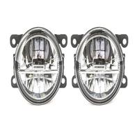Voseto Luci Antinebbia LED Faro Lampada Nebbia Griglia Copertura Lunetta Cromata Cablaggio Kit Interruttore Luci Nebbia Per Ford Per Focus 2 MK2 2009-2011 Antinebbia(B LED)