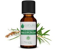 VOSHUILES - Olio Essenziale di Albero del Tè - 250ml | Profumo Leggermente Piccante, Agrumato, Legnoso e Terroso - 100% Puro e Naturale - HEBBD - Azienda Francese