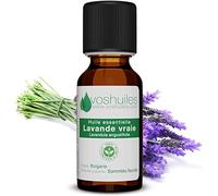 VOSHUILES - Olio Essenziale di Lavanda Vera - 10ml | Ideale in Diffusione - Uso Versatile - 100% Puro e Naturale - Azienda Francese