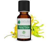 VOSHUILES - Olio Essenziale di Ylang Ylang - 10ml | Profumo Molto Aromatico - Uso in Cosmetica o Diffusione - 100% Puro e Naturale - HEBBD - Tracciabilità e Qualità