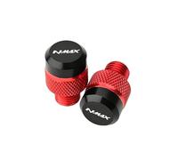 Voskooe Modifica viti retrovisore Per NMAX N-MAX 155 NMAX125 Accessori Per Moto Tappi Per Fori Specchietti M10*1,25 In Alluminio CNC, Viti, Bulloni E Coperture(Red)
