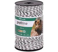 VOSS.farming Filo per recinzioni elettriche, Lunghezza 400 m, con Fili in Acciaio 3 x 0,20 e Fili in Rame 3 x 0,25, Colore Bianco/Nero