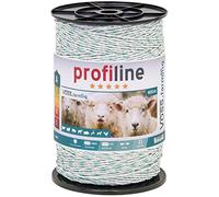 VOSS.farming Filo per recinzioni elettriche, Lunghezza 400 m, con Fili in Acciaio Inox 3 x 0,20 e Fili in Rame 3 x 0,25, Colore Bianco/Verde