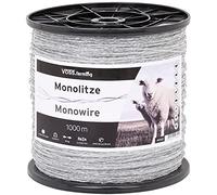 VOSS.farming Monofilo con multifilamento in Acciaio zincato, Lunghezza 1000 m, Colore Trasparente